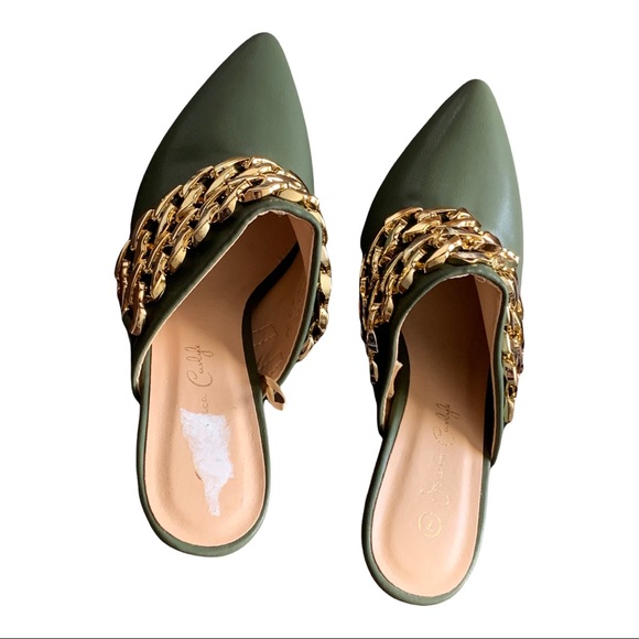 Jessica Carlyle heels - Olive, Size7 - Picture 9 of 13